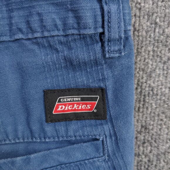 Dickies Mens Chino Shorts Blue Size 42 Slash Pockets Cotton Belt Loops - Picture 10 of 11